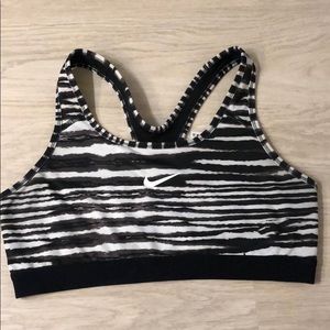 Zebra Nike Sports Bra L